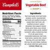 Condensed Family Size Vegetable Beef Soup, 23 Oz. Can