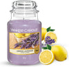 Lemon Lavender Scented Classic 22Oz Large Jar Single Wick Candle over 110 Hours of Burn Time Ideal for Gifting Events and Home Fragrance