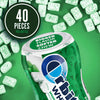 WHITE Gum Spearmint Chewing Gum Sugar-Free, 40-Piece Bottle, Bulk
