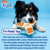 Chew ‘N Clean Chew Toy and Treat in One Chicken Flavored Tri-Point Dog Toy, Small