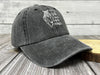 Just a Girl Who Loves Horses Hat, Embroidered Washed Black Adjustable Cotton Baseball Cap Snap Back Hat for Women