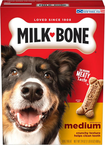 Original Dog Treats Biscuits for Medium Dogs, 24 Ounces (Packaging May Vary)