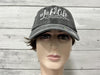 Embroidered Lake Life Hat Distressed for Men Women, Washed Black Cotton Adjustable Beach Life Unisex Baseball Cap Dad Hat