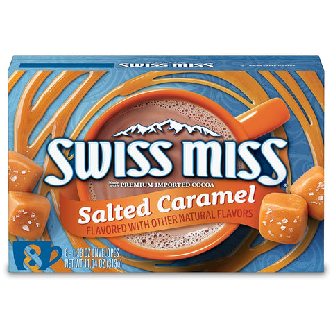 Salted Caramel Flavored Hot Cocoa Mix, 1.38 Oz Pack of 8