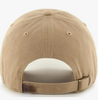 Branded MLB Khaki Primary Logo Clean Up Adjustable Strap Baseball Dad Hat Cap, Adult One Size Fits All