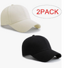 2 Packs Baseball Cap Golf Dad Hat for Men and Women