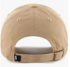 Branded MLB Khaki Primary Logo Clean Up Adjustable Strap Baseball Dad Hat Cap, Adult One Size Fits All