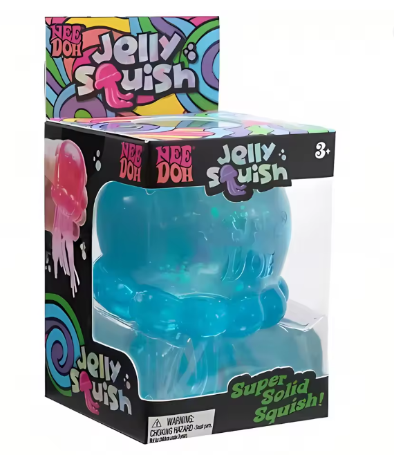 Schylling Needoh Nice Cube Sensory Nice-Sicle Stress Relief Squishy Cube Anti-Anxiety Squeeze Object For Focus ADHD Population