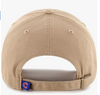 Branded MLB Khaki Primary Logo Clean Up Adjustable Strap Baseball Dad Hat Cap, Adult One Size Fits All