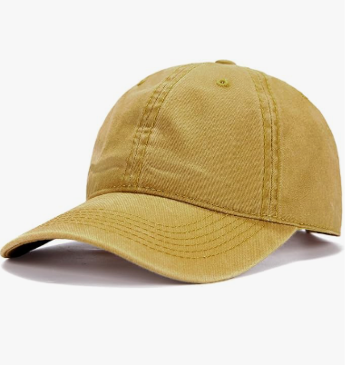 Men Women Baseball Cap-Low Profile Adjustable Washed Cotton Golf Dad Hat