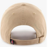 Branded MLB Khaki Primary Logo Clean Up Adjustable Strap Baseball Dad Hat Cap, Adult One Size Fits All