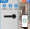 KERUI Tuya Smart Life Fingerprint Door Lock Bluetooth Electronic Door Lock Fingerprint/Password/Tuya APP/Key/Card Unlock