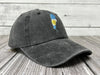 Embroidered Argentina Flag Hat for Men Women Kids, Washed Black Snapback Trucker Hat Baseball Cap Adjustable Dad Hats Unisex