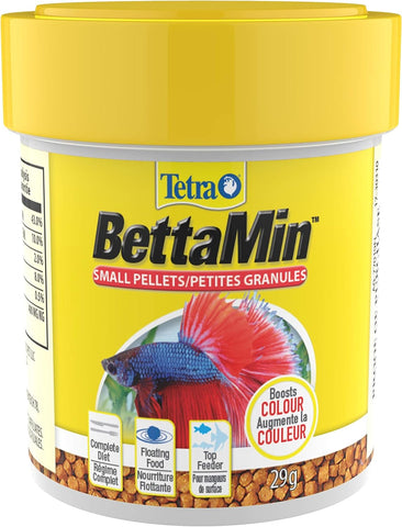 Betta Small Pellets 1.02 Ounce, Complete Nutrition plus Color Boost