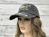 Embroideredwomen Want Me Fish Fear Me Trucker Hat for Men, Washed Black Dad Hat, Outdoor Adjustable Baseball Snapback Hats
