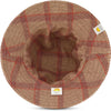 Women'S C & C California Bucket, Reversible Corduroy and Plaid Packable Travel, Wide Brim Summer Hat