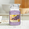 Lemon Lavender Scented Classic 22Oz Large Jar Single Wick Candle over 110 Hours of Burn Time Ideal for Gifting Events and Home Fragrance