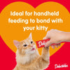 Delectables Squeeze up Creamy Squeezable Puree, Lickable Wet Cat Treats, Grain Free, No Added Fillers, No By-Products, No Added Preservatives, 0.5 Ounces Tuna & Shrimp, 32 Tubes Total