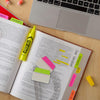 Multiuse Ultra Tabs, 2" X 1.5", 2-Side Writable, Neon Pink/Green/Orange, 24 Repositionable Tabs (74753)