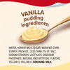 Vanilla Flavored Pudding, 4 Count Pudding Cups