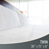 Waterproof Mattress Protector and Mattress Cover, Encased Zippered Fit, Twin, Packaging May Vary