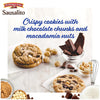 Sausalito Crispy Milk Chocolate Macadamia Nut Cookies, 7.2 OZ Bag (8 Cookies)