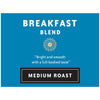 Breakfast Blend Medium Roast Single-Serve Keurig K-Cup Pods 48 Count (Pack of 1)