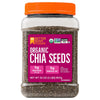 Organic Chia Seeds 2 Lbs, 32 Oz, with Omega-3, Non-Gmo, Gluten Free, Keto Diet Friendly, Vegan, Good Source of Fiber