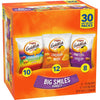 Crackers Big Smiles Variety Pack with Cheddar, Colors, and Pretzels, Snack Packs, 30 Ct