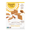 Honey Cinnamon Seed & Nut Flour Sweet Thins, Paleo Friendly & Delicious Sweet Thin Cookies, Good for Snacks, Nutrient Dense, 4.25Oz, Pack of 1
