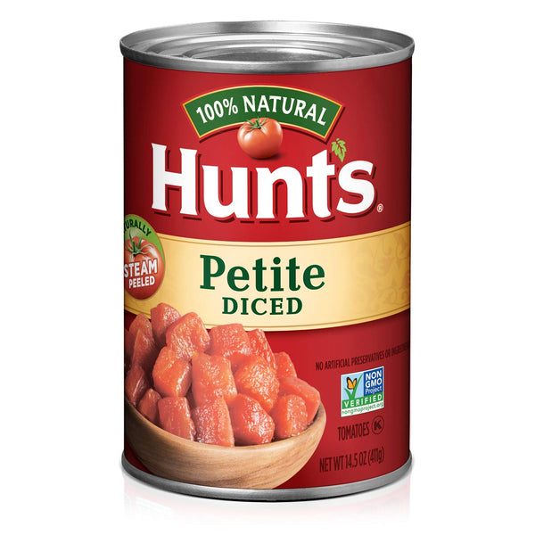 Hunt'S Petite Diced Tomatoes, Keto Friendly, 14.5 Oz