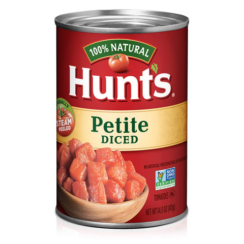 Hunt'S Petite Diced Tomatoes, Keto Friendly, 14.5 Oz
