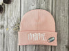 Embroidered Beanie Hat for Women Men