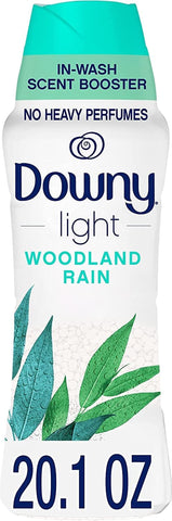 Light Laundry Scent Booster Beads for Washer, Woodland Rain, 20.1 Oz, with No Heavy Perfumes