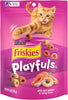 Purina  Playfuls with Salmon and Shrimp Flavor Cat Treats - (Pack of 6) 6 Oz. Pouches