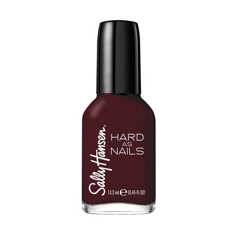 Hard as Nails, Garnet Attention, Long Lasting, Chip Resistant, Opaque, Shiny Red Nail Polish