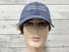 Embroidered Make Lying Wrong Again Hats for Women Men, Navy Blue Adjustable Baseball Cap Snap Back Cotton Embroidery Dad Hat