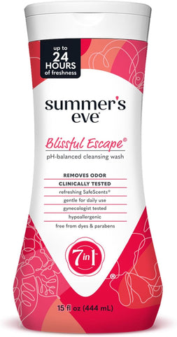 Blissful Escape Daily Refreshing All over Feminine Body Wash, Removes Odor, Feminine Wash Ph Balanced, 15 Fl Oz