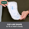 Guards Incontinence Pads for Men, Maximum Absorbency, 104 Count (2 Packs of 52), Packaging May Vary