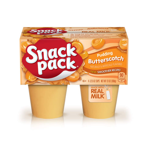 Butterscotch Pudding Cups, 4 Count