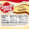 Vanilla Flavored Pudding, 4 Count Pudding Cups