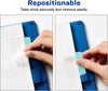 Multiuse Ultra Tabs, 2" X 1.5", 2-Side Writable, Assorted Pastel Dots, 24 Repositionable Tabs (74773)