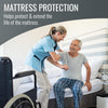 Waterproof Mattress Protector and Mattress Cover, Encased Zippered Fit, Twin, Packaging May Vary