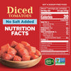 Diced Tomatoes No Salt Added, 28 Oz
