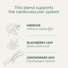 Tea, Organic Hibiscus, Supports Your Cardiovascular System, 16 Tea Bags