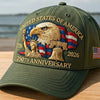 US 250th Anniversary Hat Denim Baseball Cap Patriotic 1776–2026 American